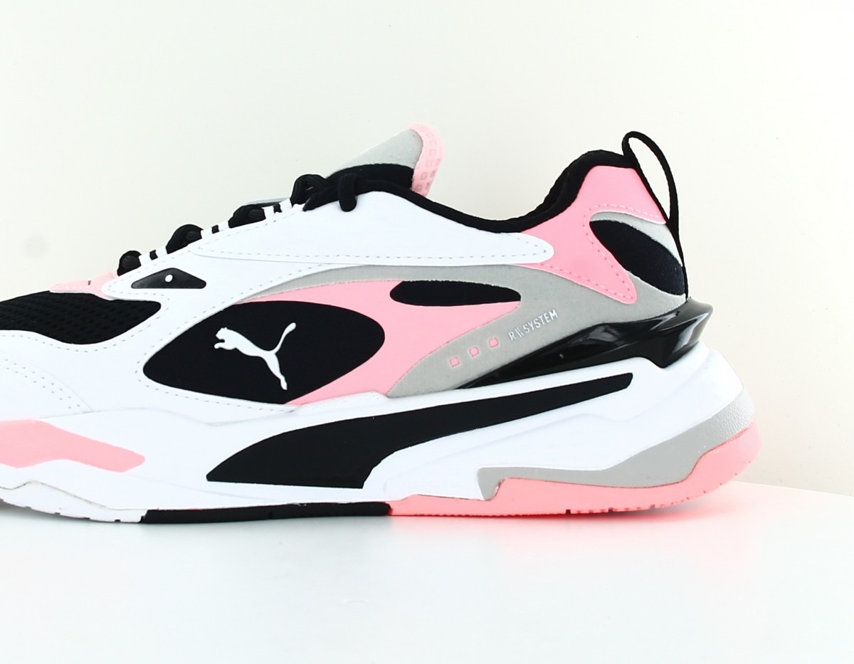 Puma Rs fast intro blanc noir gris rose pêche