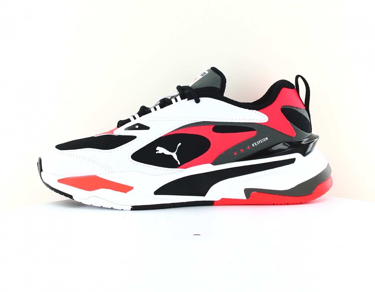 Puma Rs fast intro junior blanc noir gris infrared
