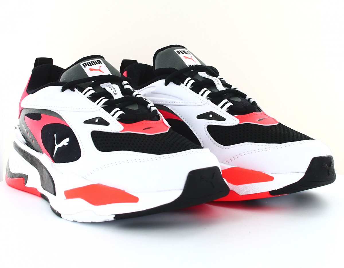 Puma Rs fast intro junior blanc noir gris infrared