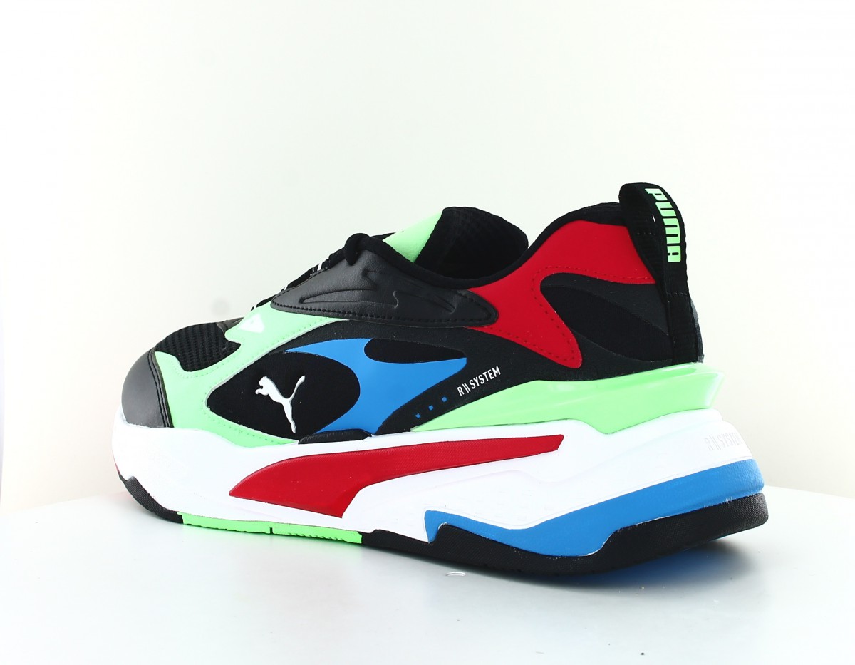 Puma Rs fast intro noir blanc rouge vert bleu