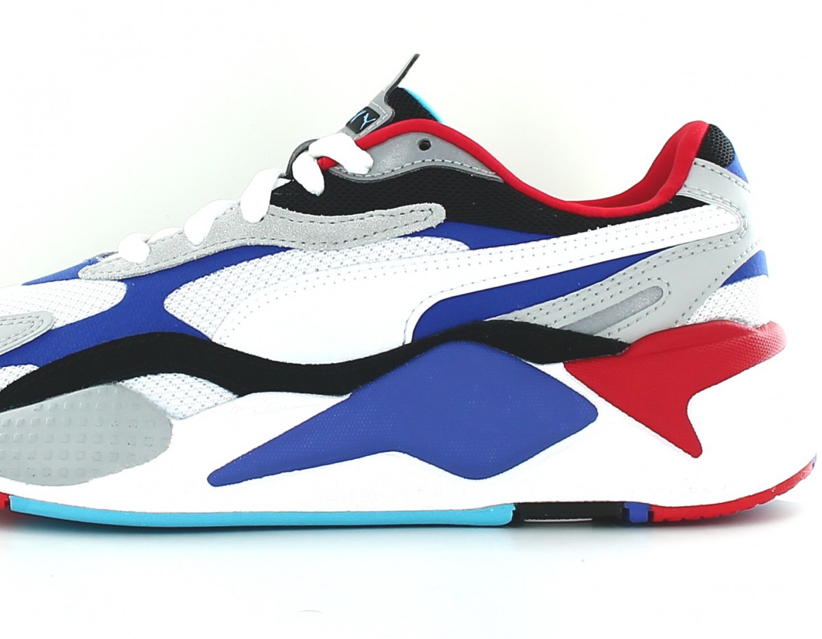 Puma Rsx 3 puzzle blanc bleu rouge gris