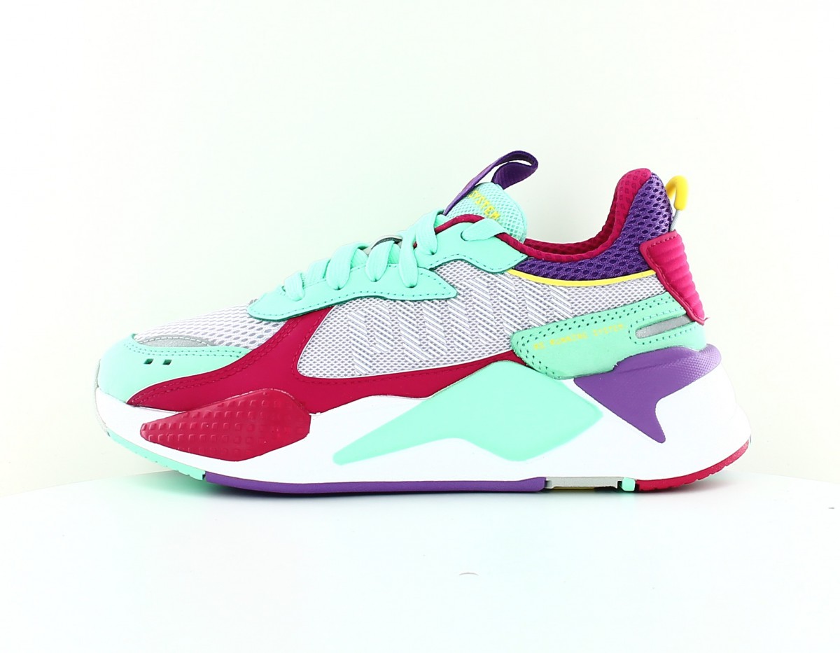 Puma RS-X bold violet blanc vert fushia