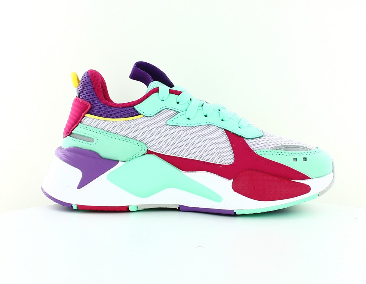 Puma RS-X bold violet blanc vert fushia