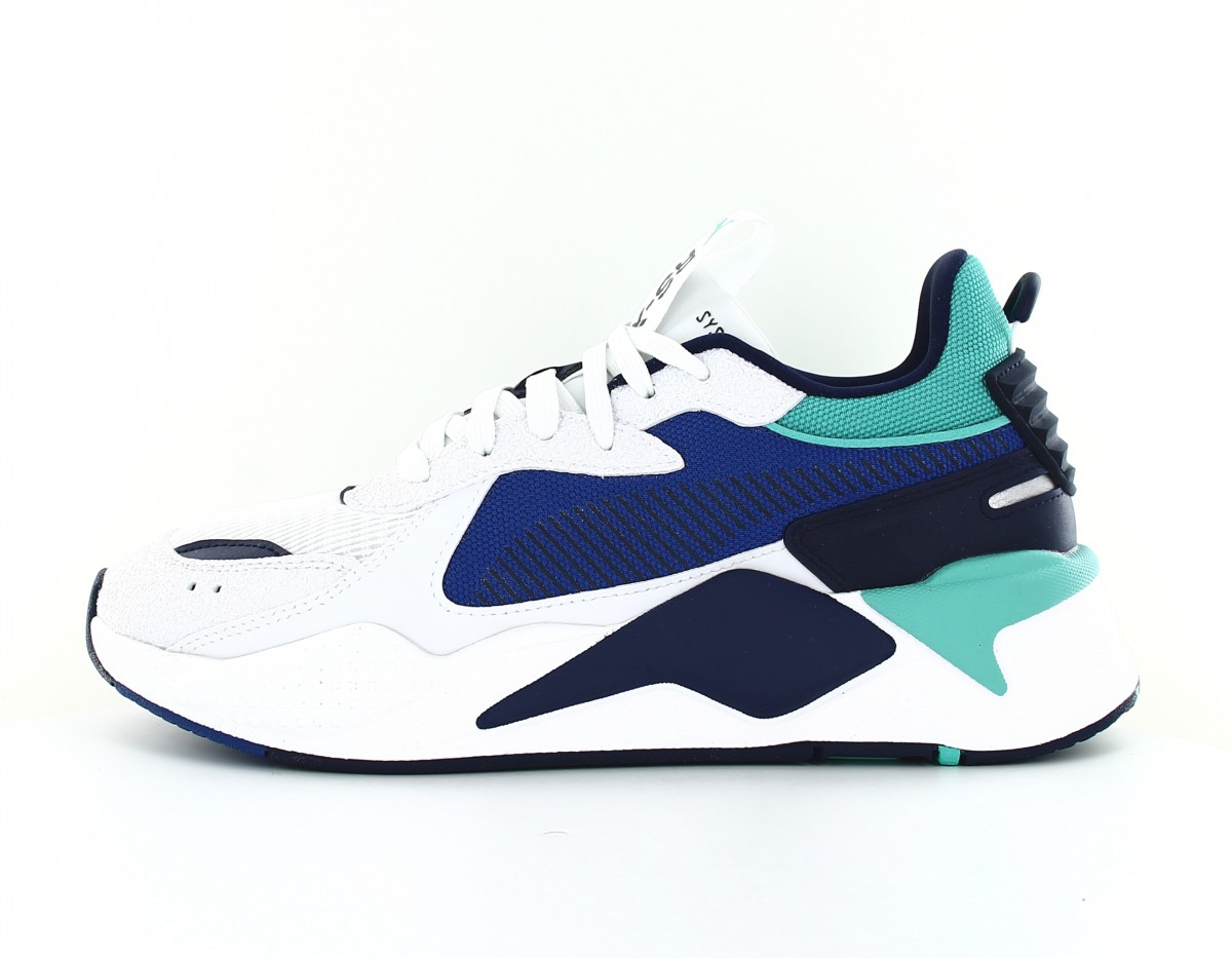 Puma RS-X hard drive blanc bleu marine turquoise