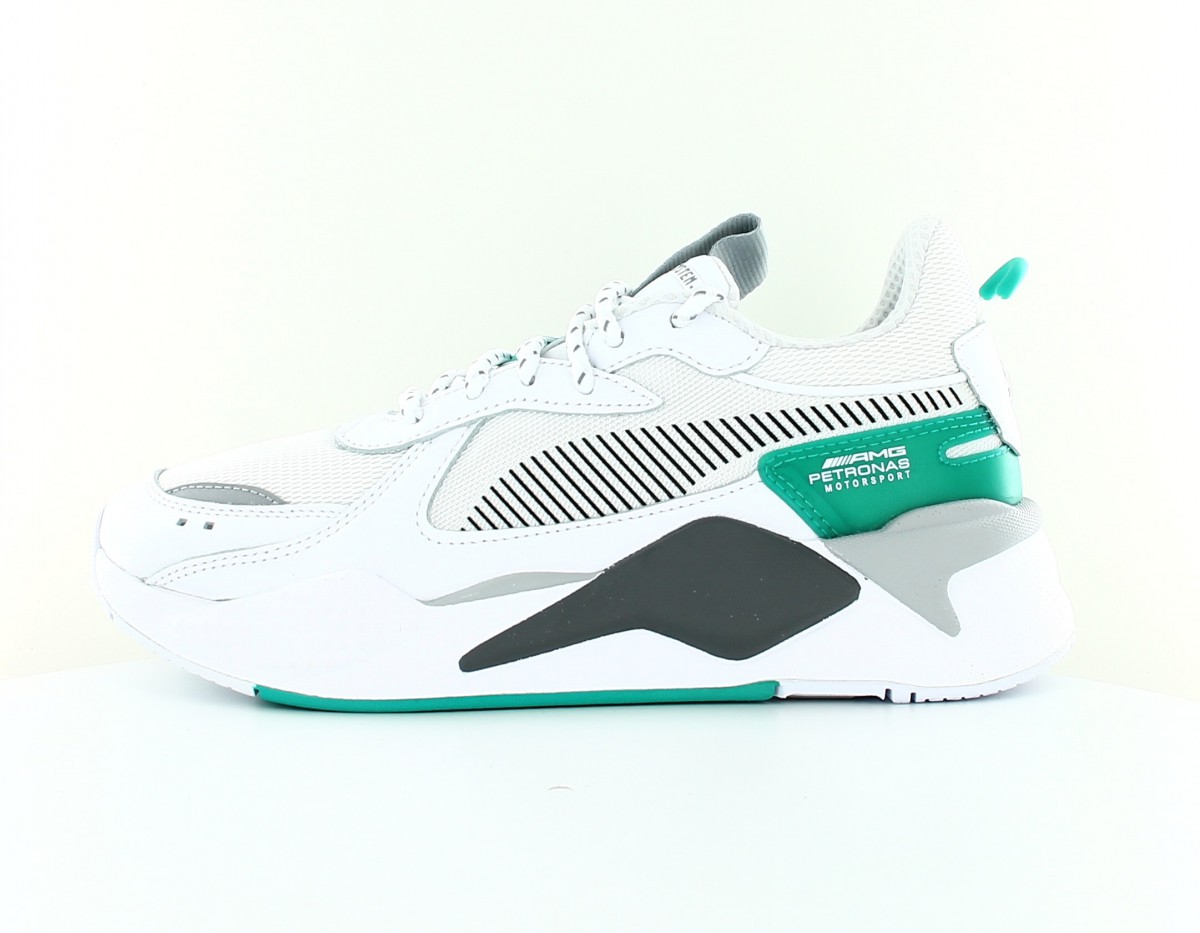 Puma RS X mercedes blanc turquoise gris