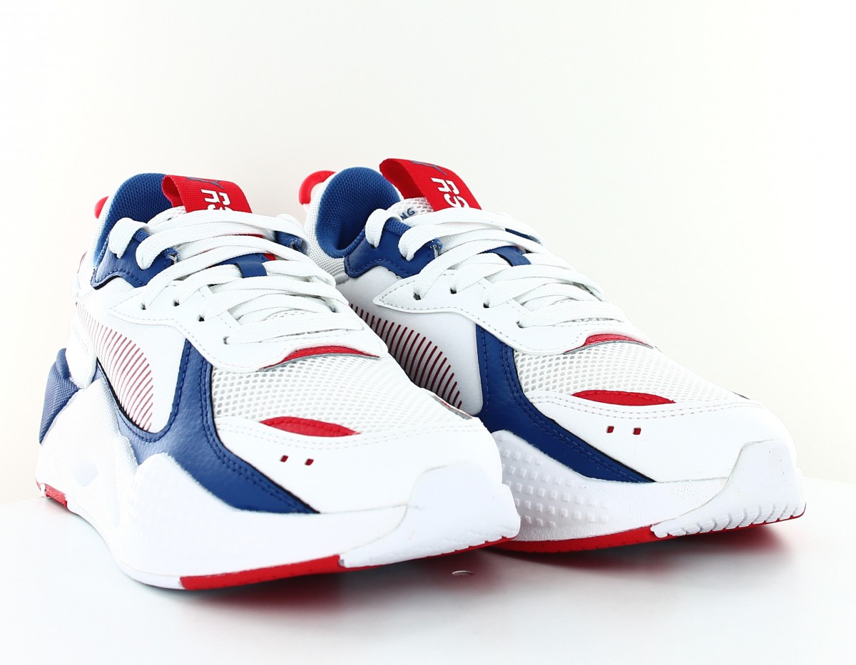 Puma Rsx mu jr blanc rouge bleu