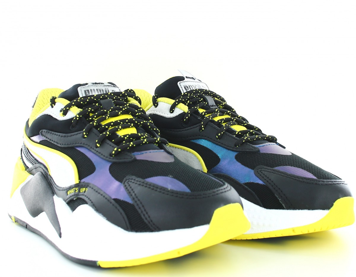 Puma Rsx 3 emoji noir gris jaune