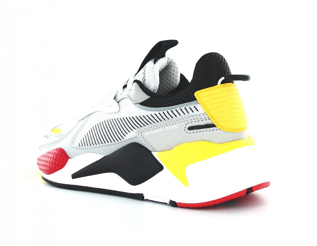 Puma Rsx toys blanc gris rouge noir jaune