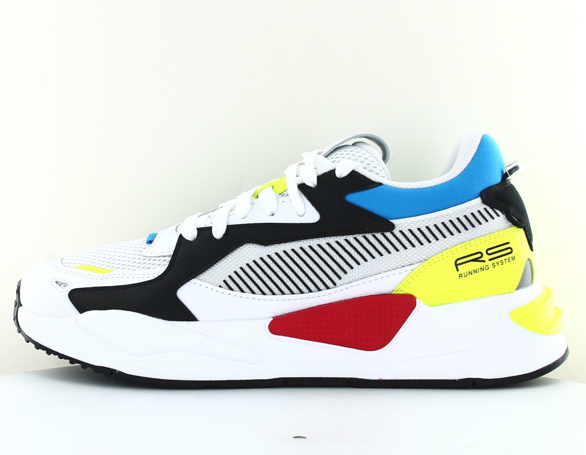 Puma Rsz core blanc noir jaune rouge bleu