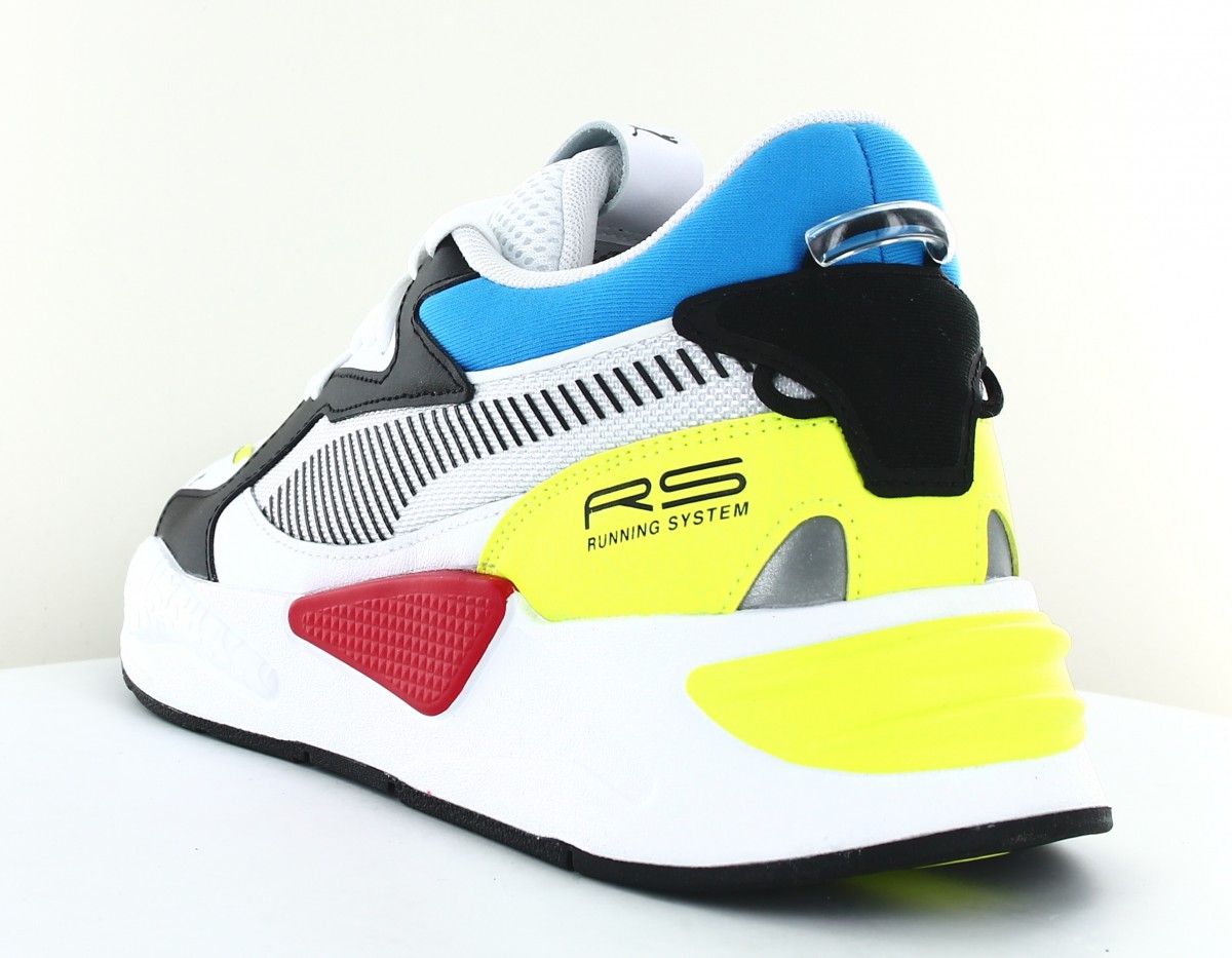 Puma Rsz core blanc noir jaune rouge bleu