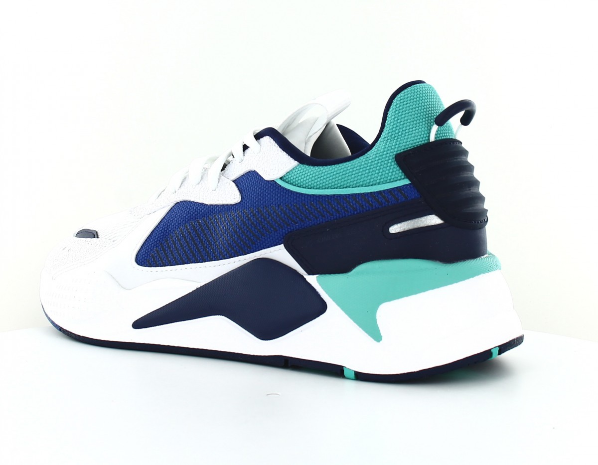 Puma RS-X hard drive blanc bleu marine turquoise