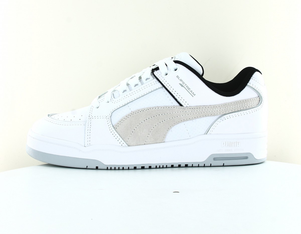 Puma Slipstream low retro blanc gris noir