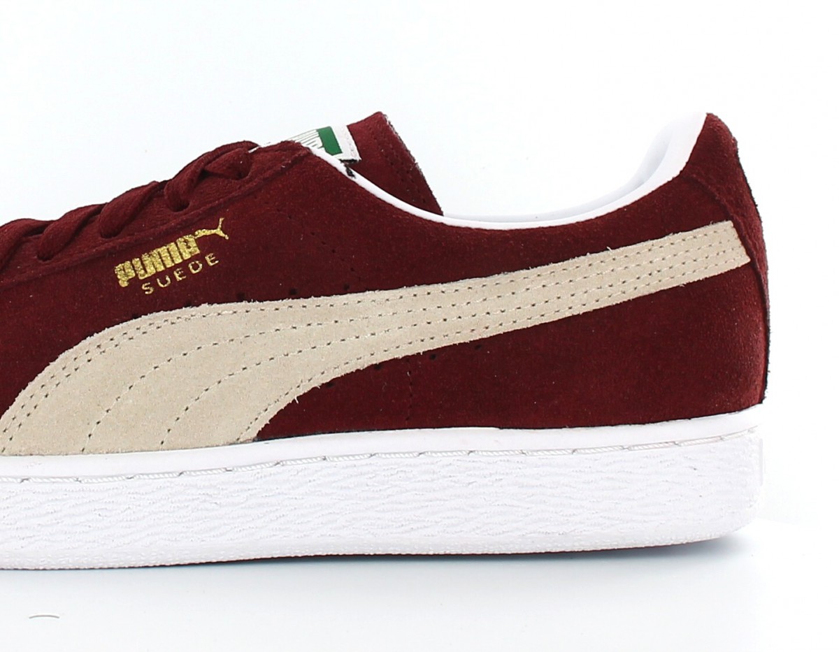 Puma Suede BORDEAUX/BLANC