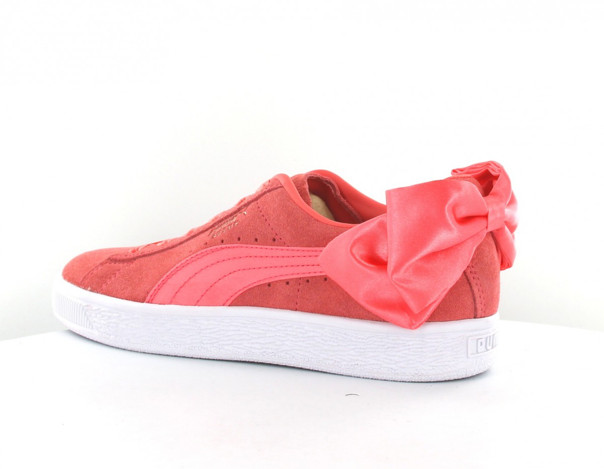 Puma Suede bow Shell pink