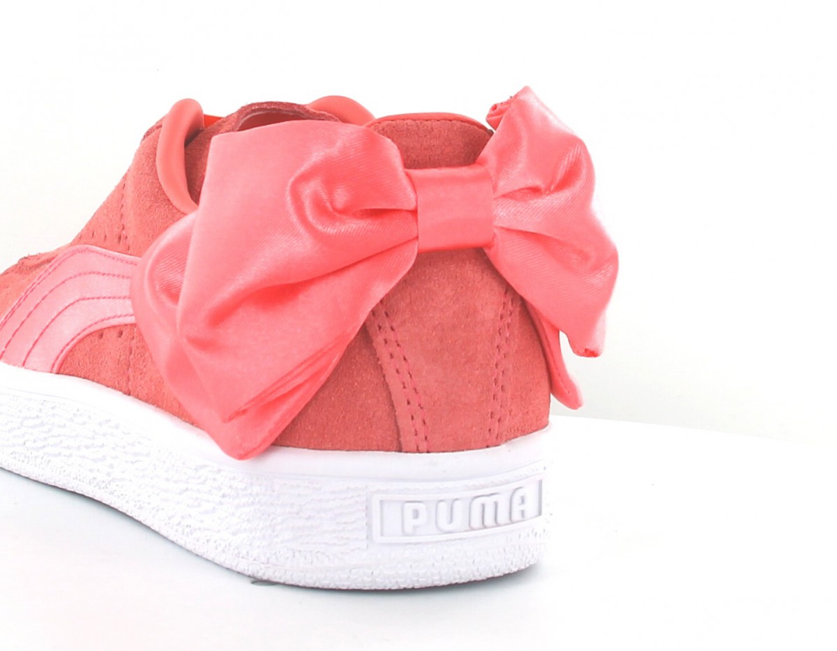 Puma Suede bow Shell pink