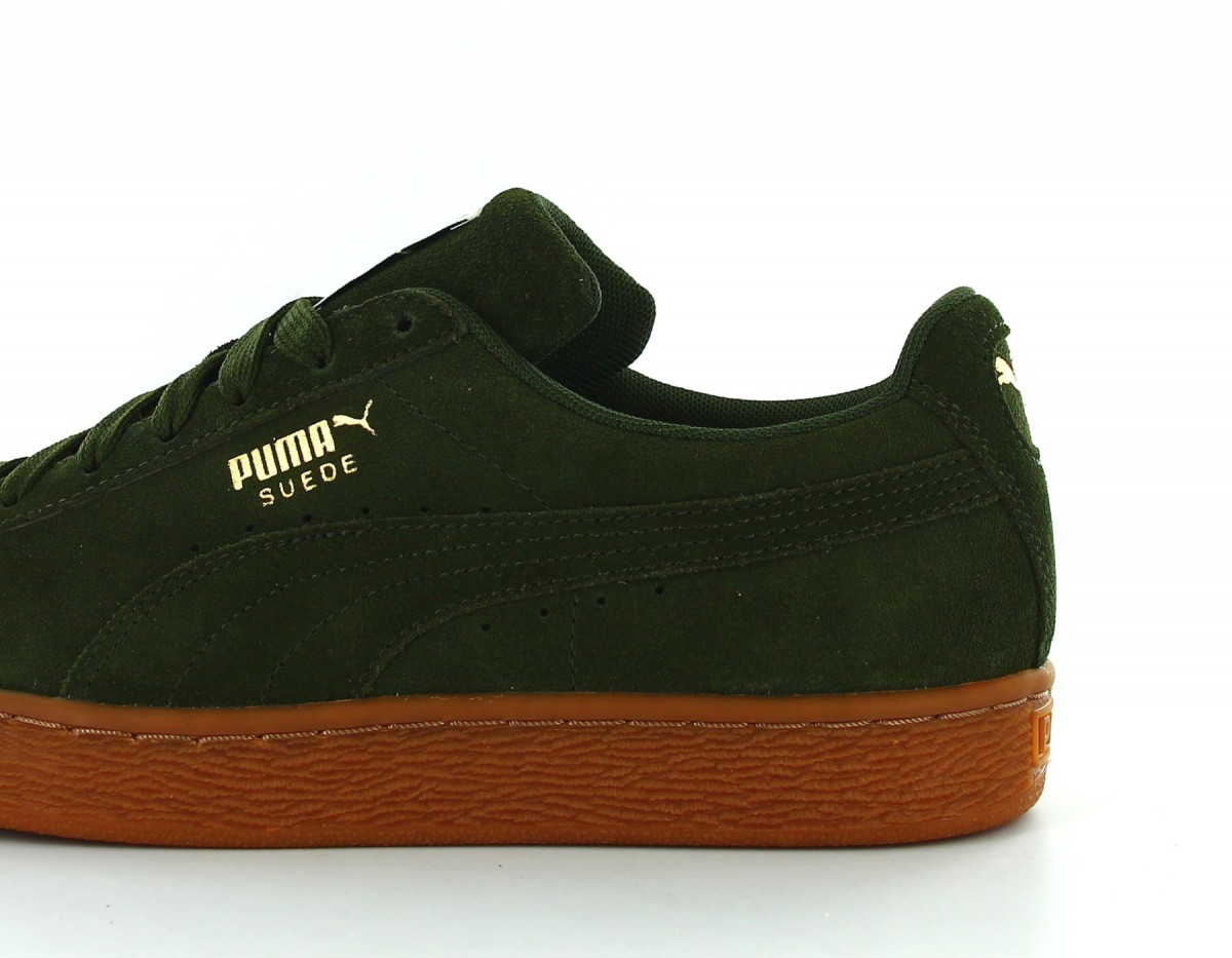 Puma Suede classic Kaki gomme