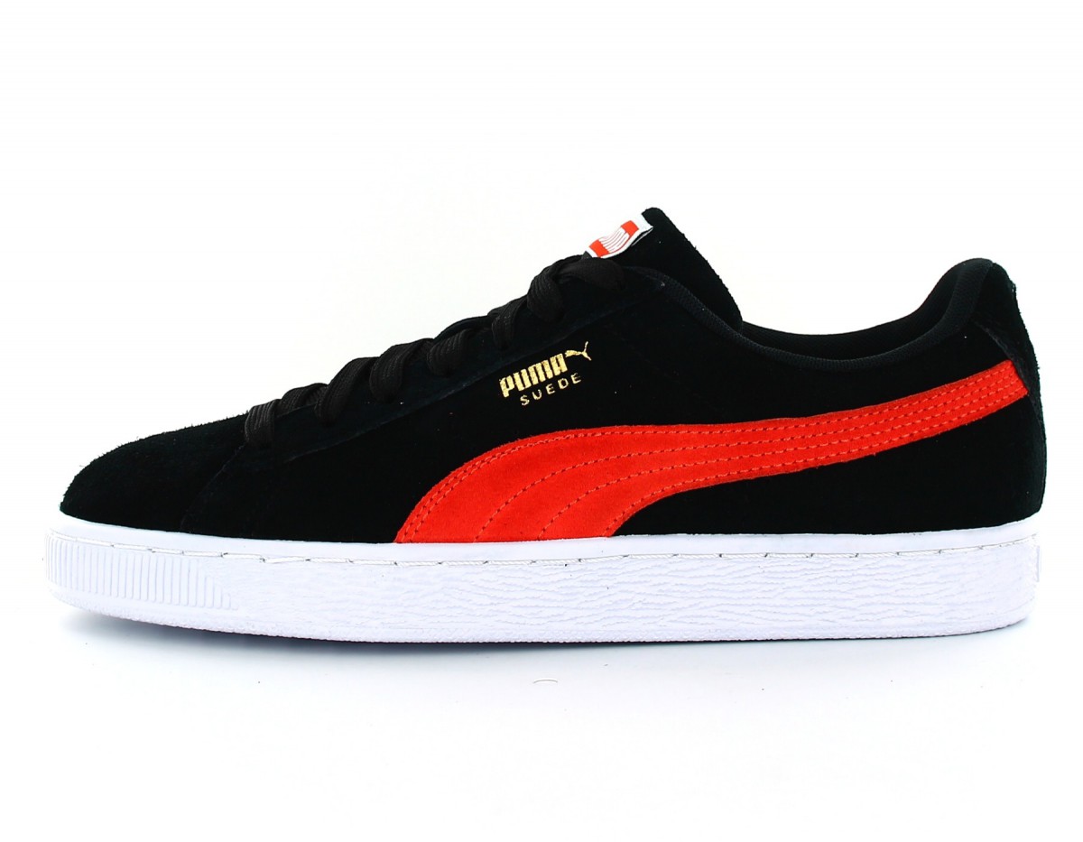 Puma Suede classic Noir orange