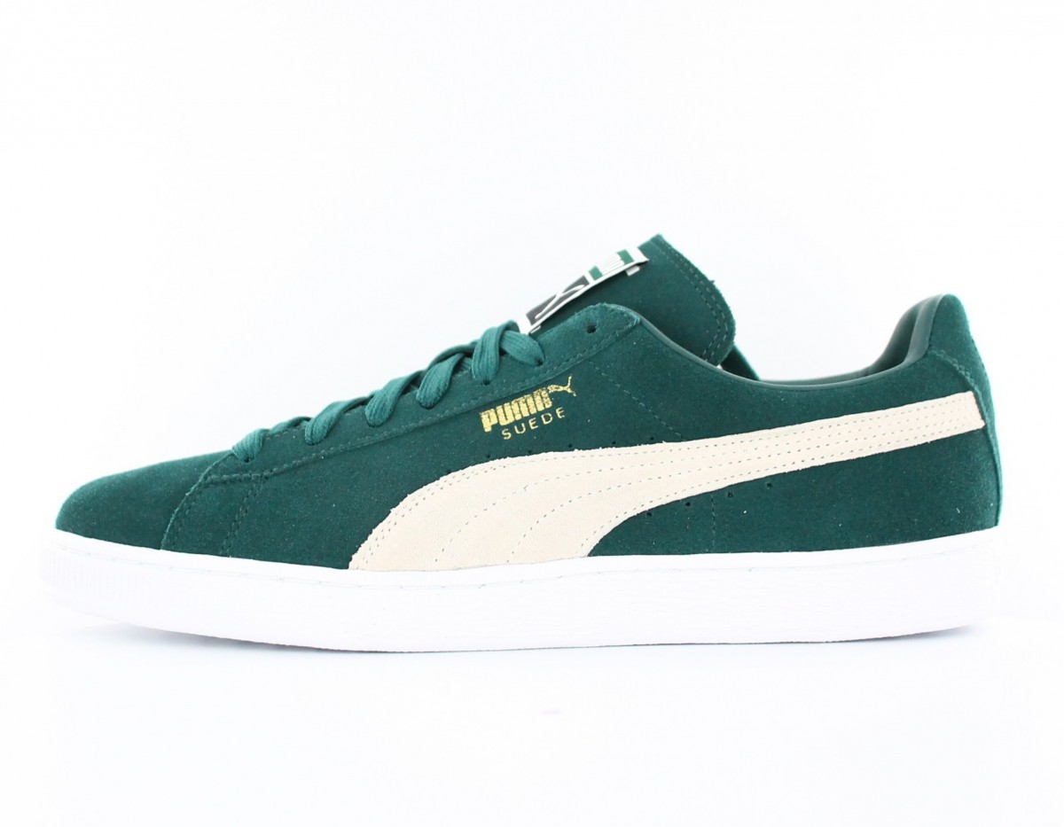 Puma suede classic VERT/BLANC