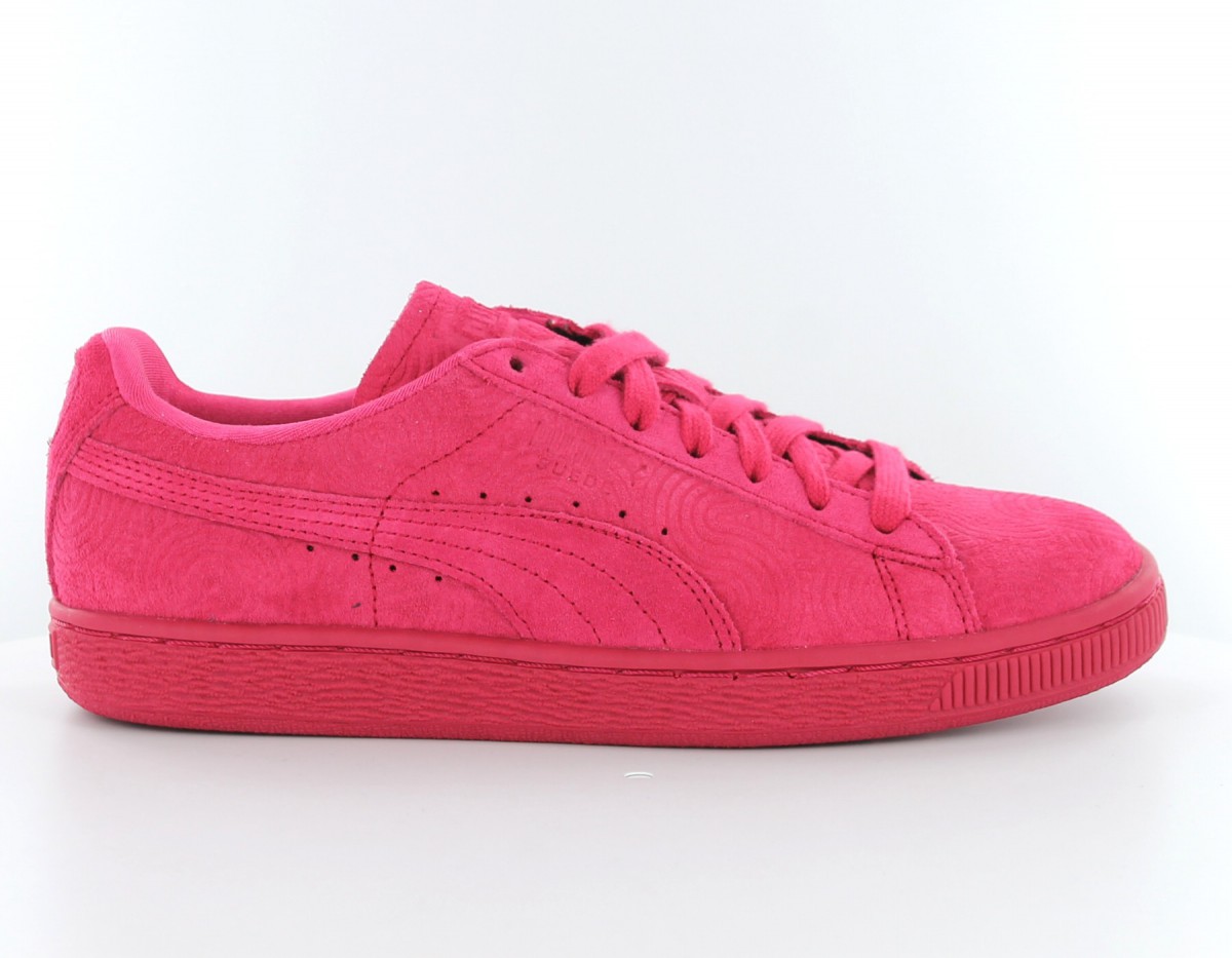 Puma Suede femme colored rose-rose