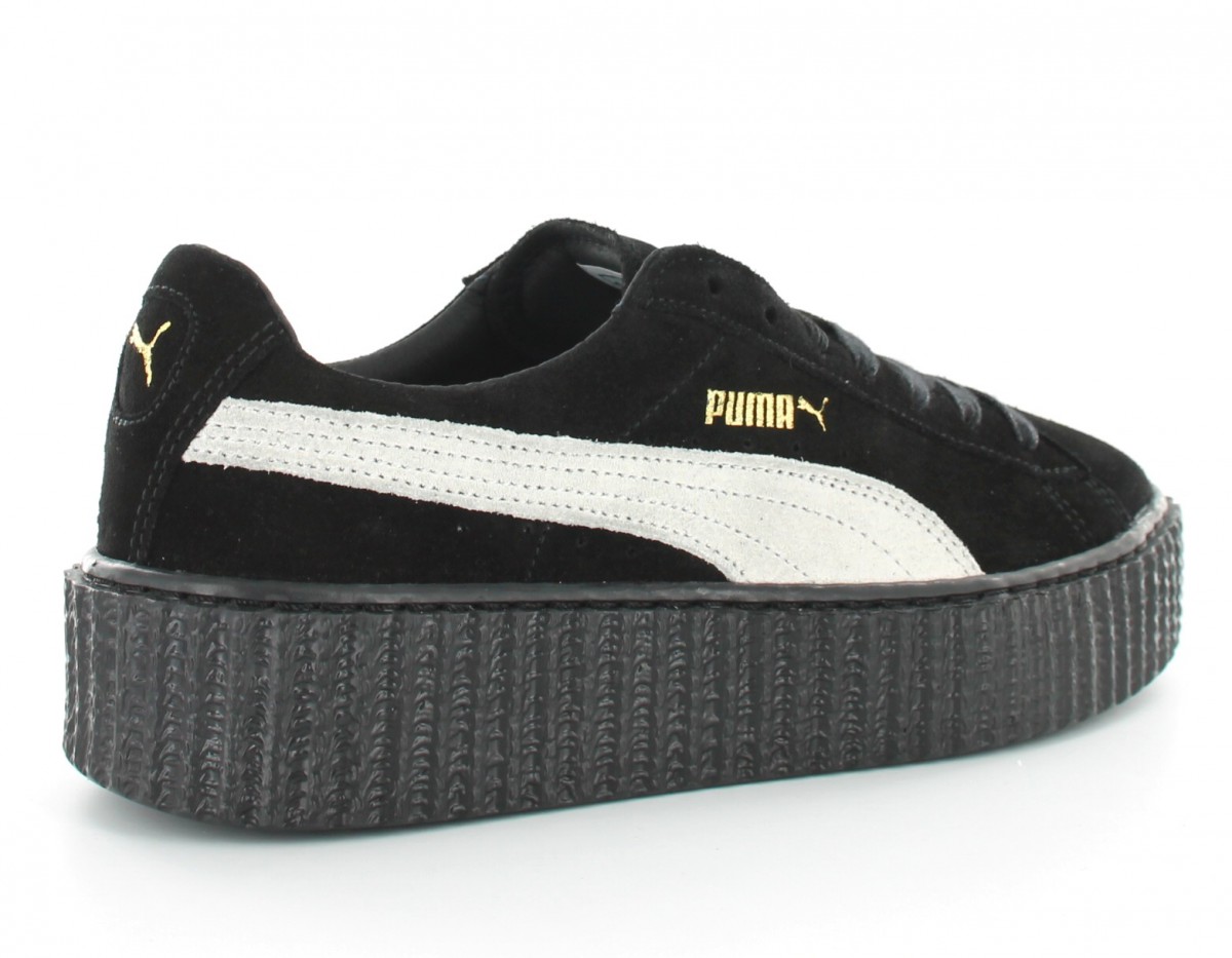 Puma suede creepers fenty Rihanna Noir-Noir-Blanc