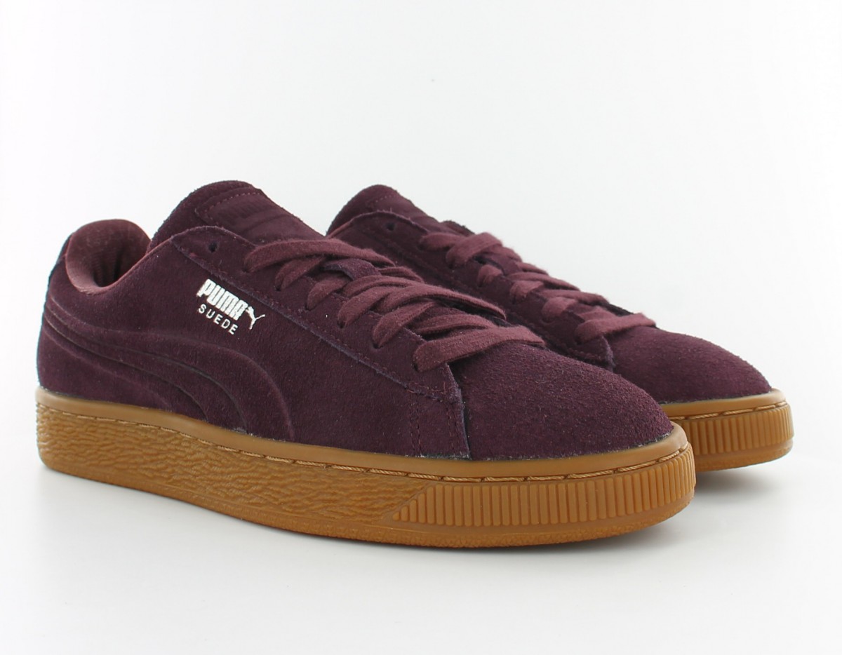 Puma Suede Cl Debossed Q4 Bordeaux/Gomme