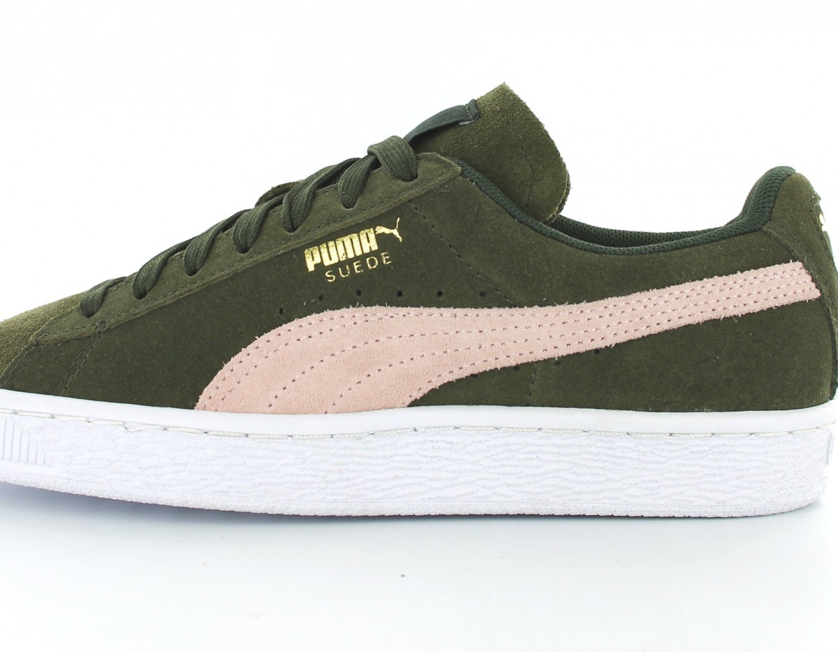 puma suede platform gold pas cher