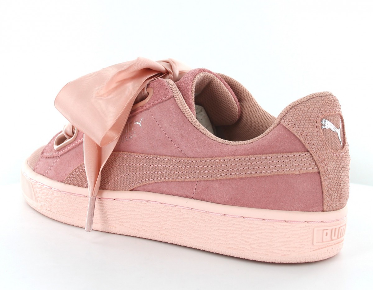 Puma Suede Heart Peable Rose-Peach