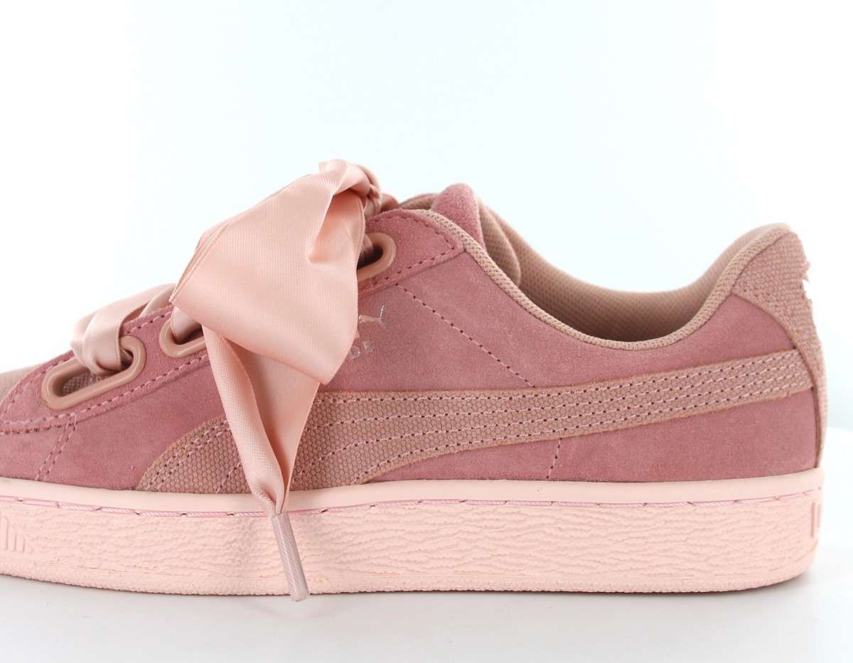 Puma Suede Heart Peable Rose-Peach