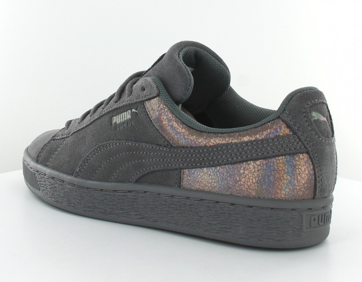 Puma Suede lunalux gris gris argent