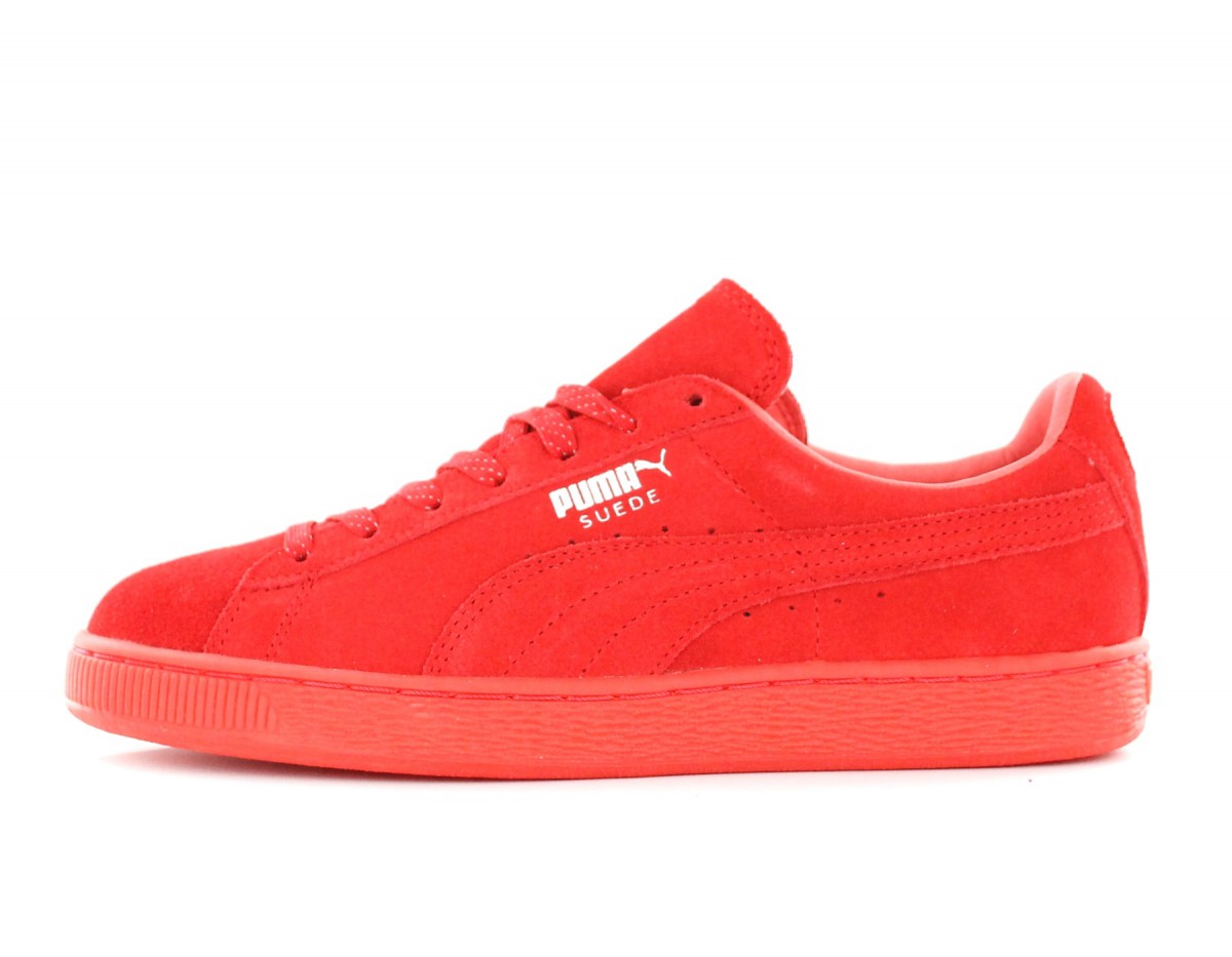 Puma suede mono iced ROUGE