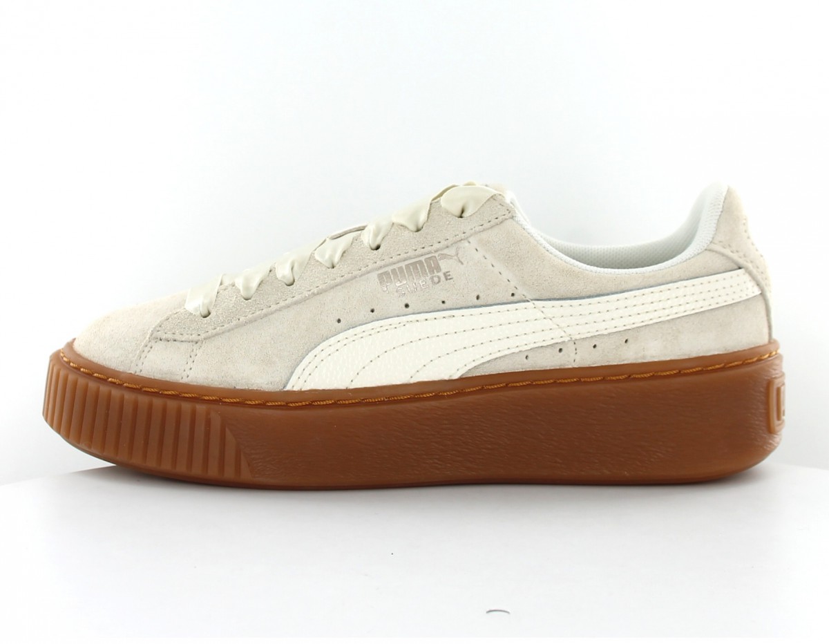 Puma Suede platform bubble Beige gomme