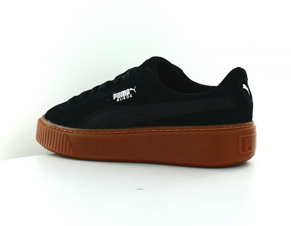 puma platform noir