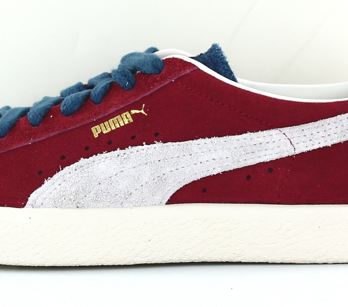 Puma Suede vtg wtformstripe bordeaux bleu marine blanc