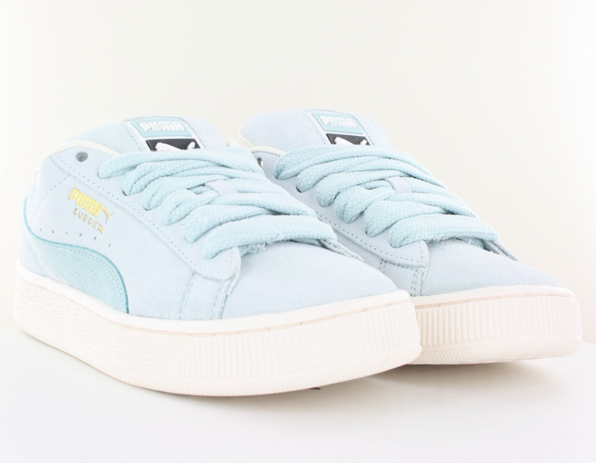 Puma Suede xl bleu ciel blanc