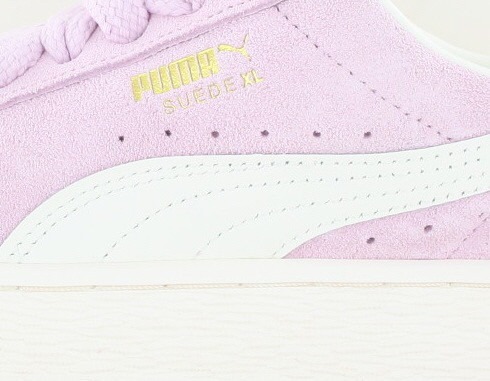 Puma Suede xl rose blanc