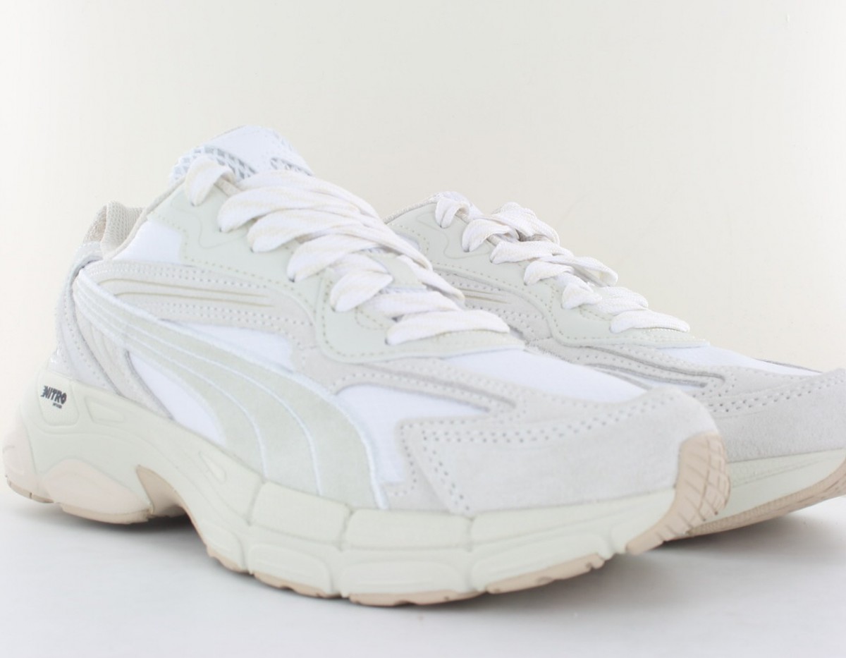 Puma Teveris nitro canyons blanc beige