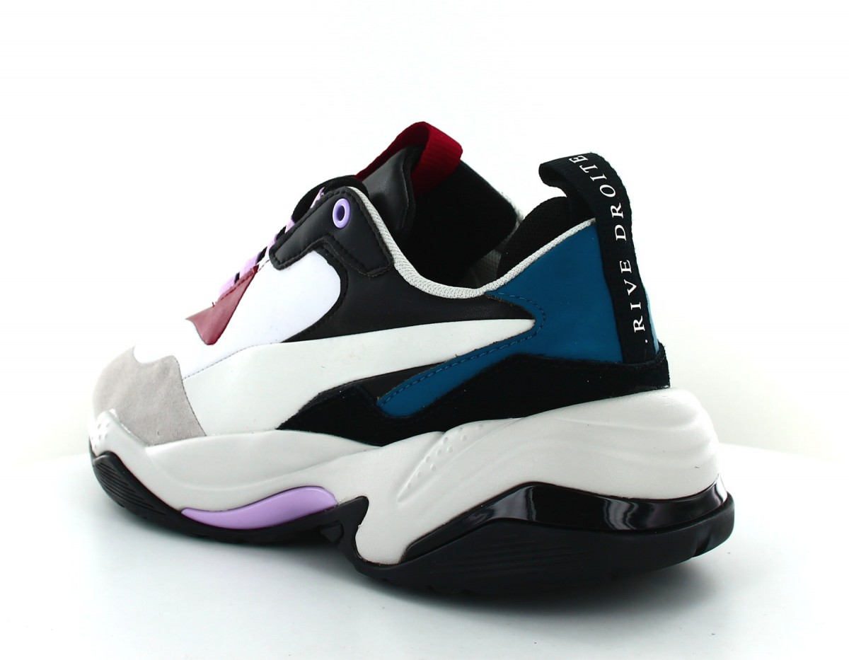 Puma Thunder rive droite blanc-noir-bordeaux