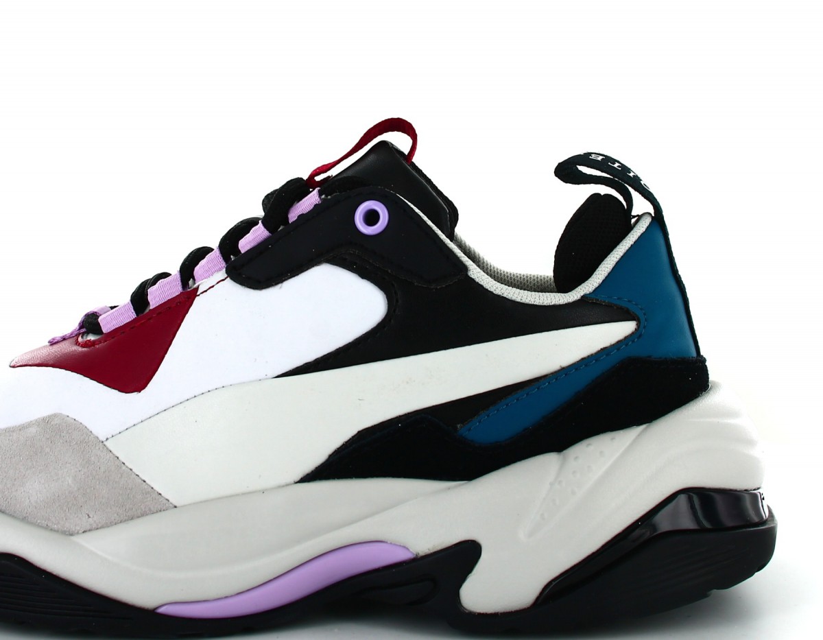 Puma Thunder rive droite blanc-noir-bordeaux