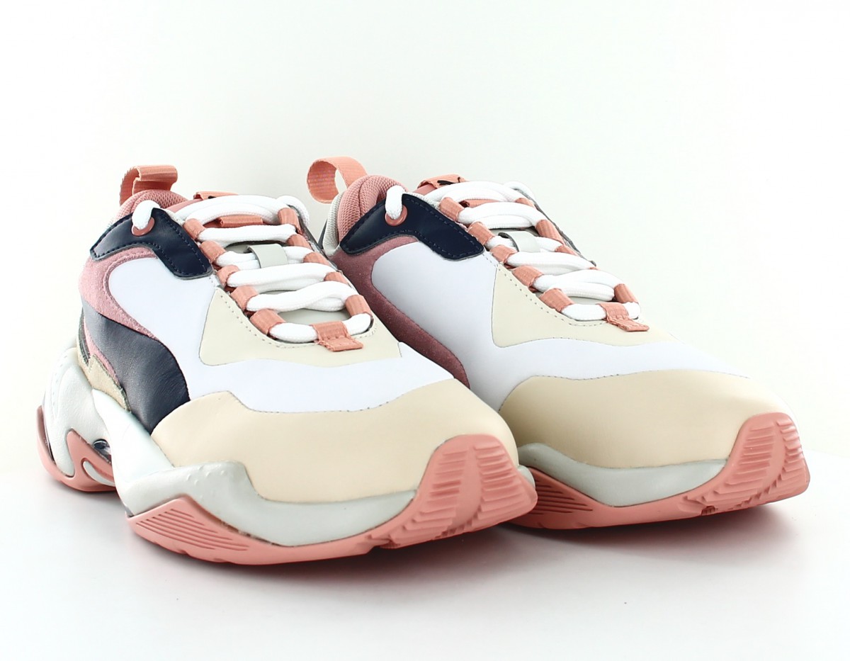 Puma Thunder rive gauche blanc bleu rose