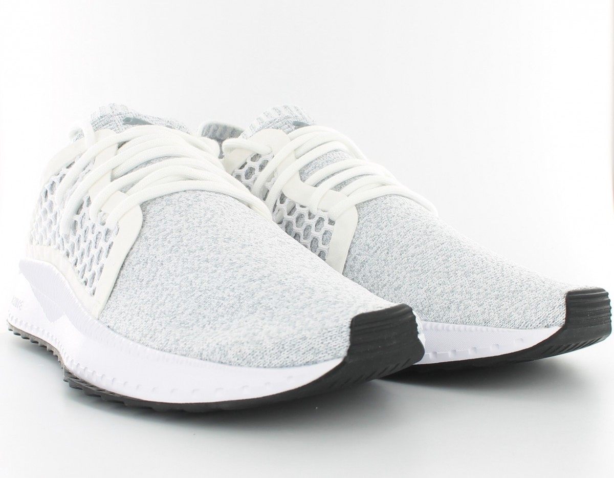 Puma Tsugi Netfit Evoknit blanc-gris