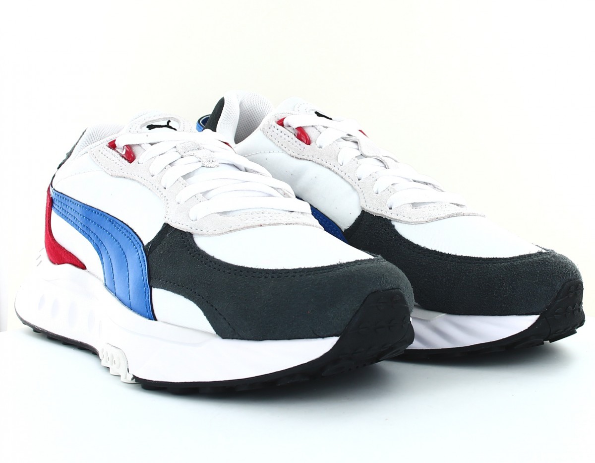 Puma Wild rider blanc bleu gris rouge