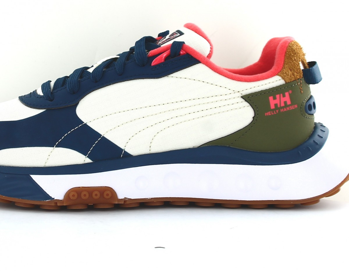 Puma Wild rider helly hansen blanc bleu kaki orange