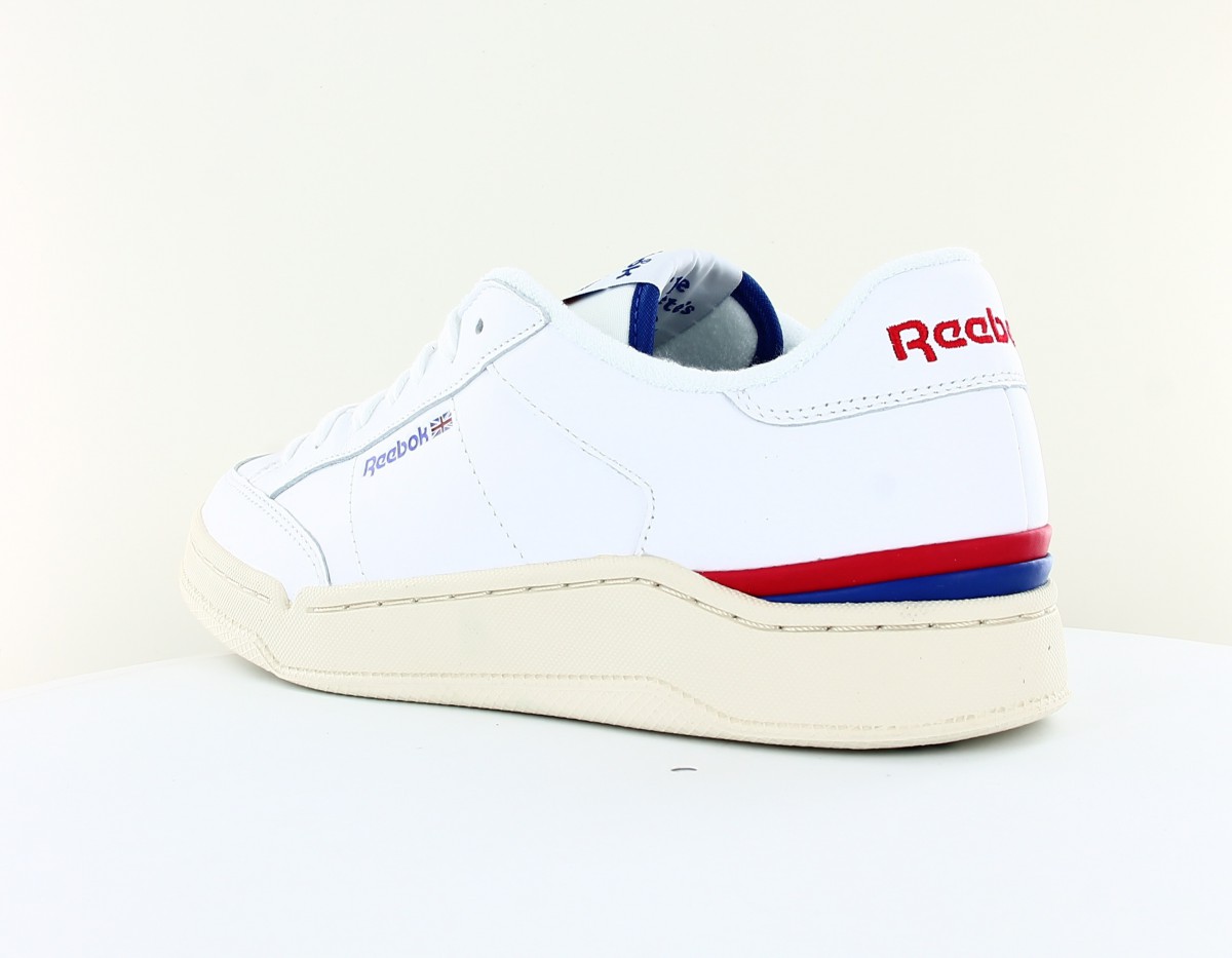 Reebok Ad court blanc bleu rouge beige