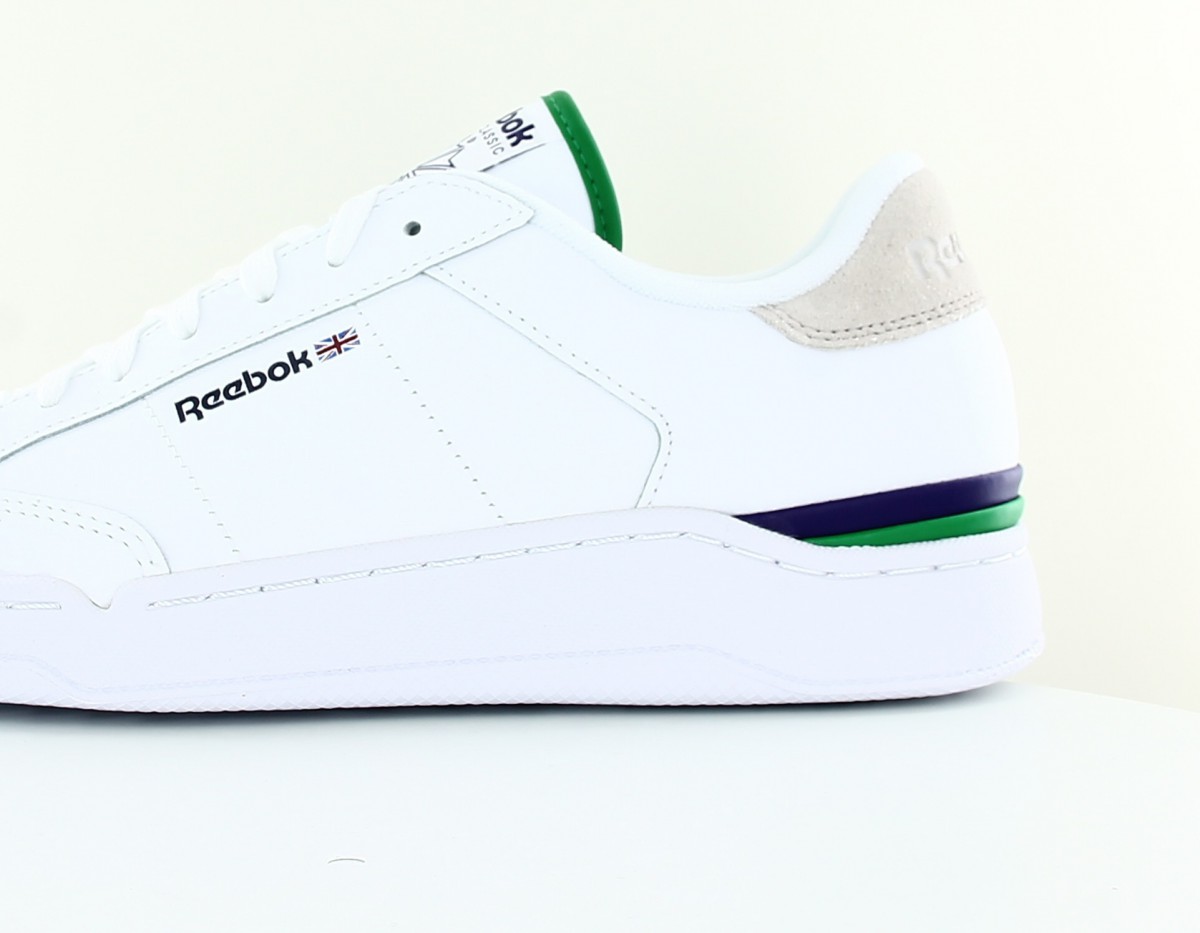 Reebok Ad court blanc vert violet