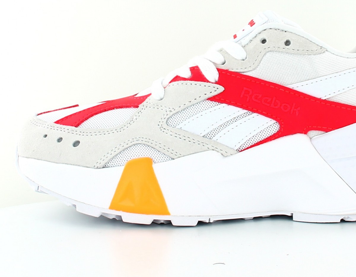 Reebok Aztrek double 93 blanc rose orange