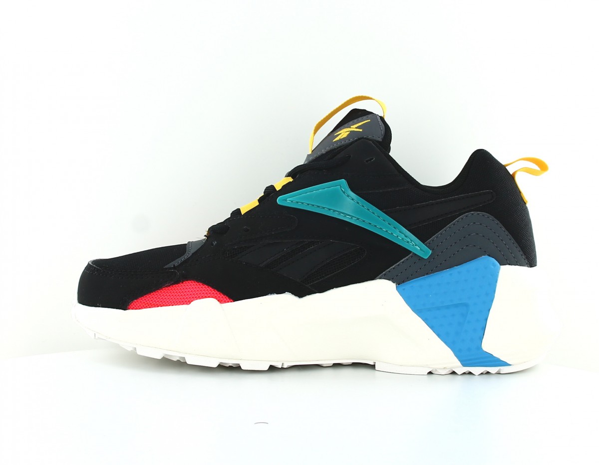 Reebok Aztrek double mix pops noir bleu jaune