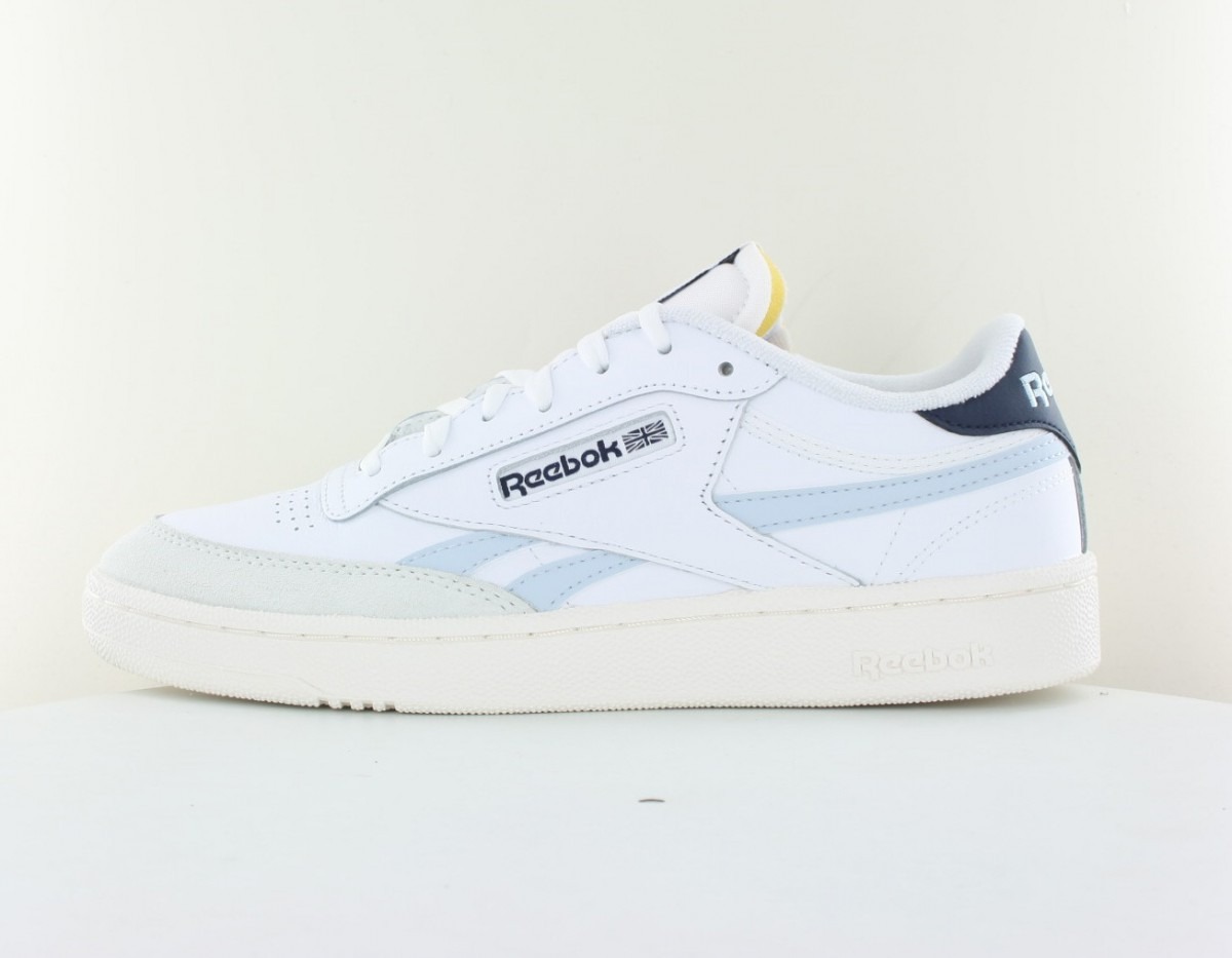 Reebok Clubc revenge blanc bleu ciel bleu marine