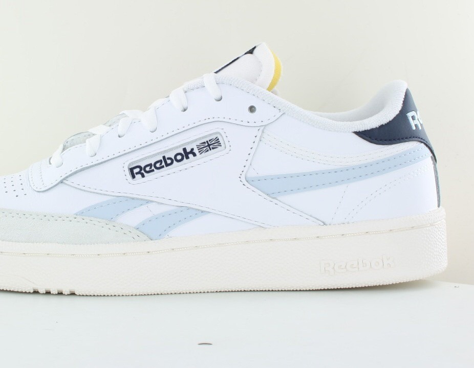 Reebok Clubc revenge blanc bleu ciel bleu marine