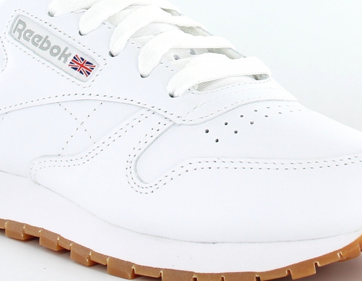 Reebok CL Leather BLANC/GOMME