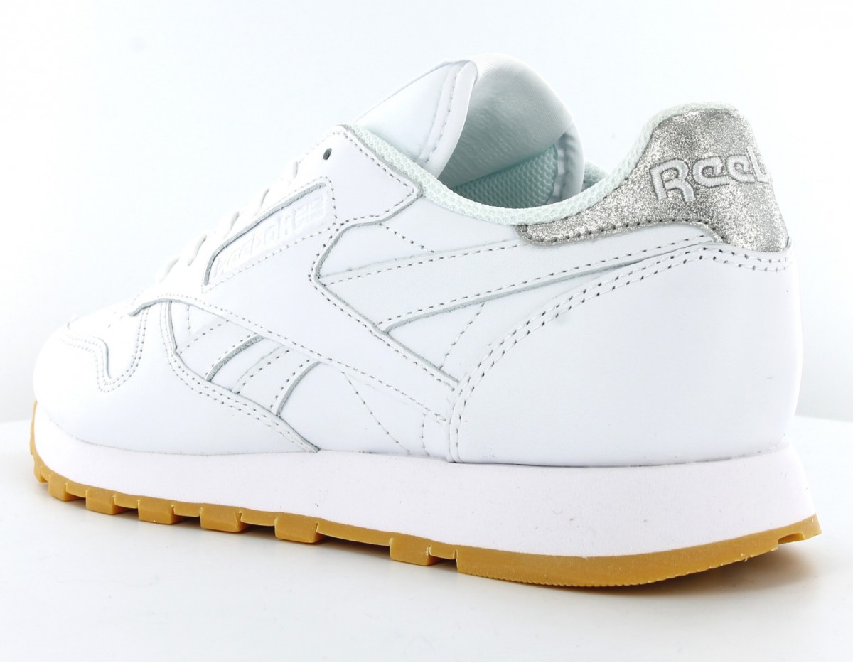 Reebok CL Leather Met Diamond Blanc-Diamond